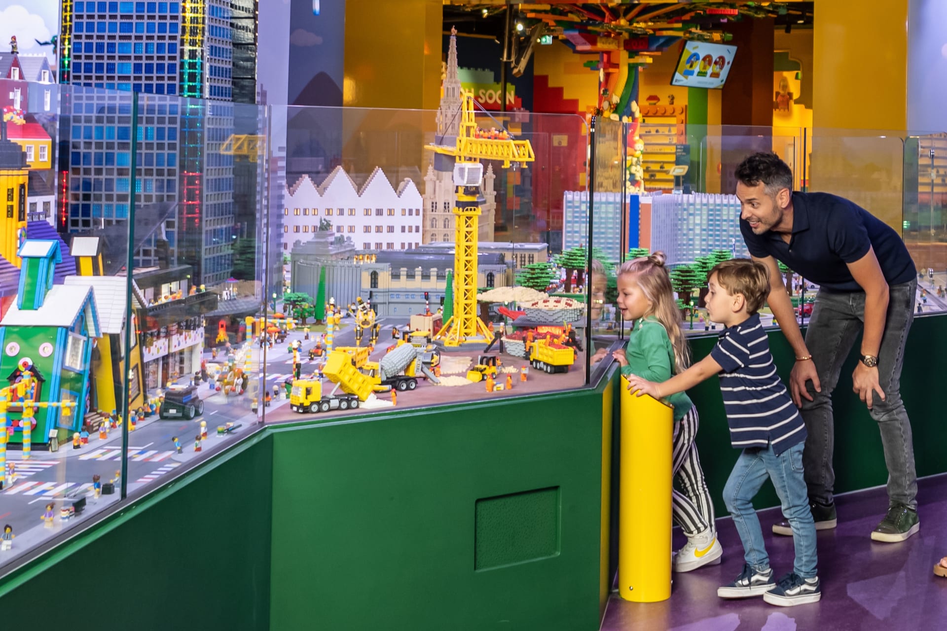 Family at LEGO Discovery Center