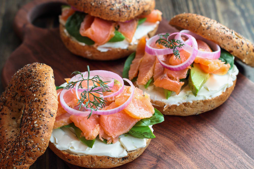 Lox bagels