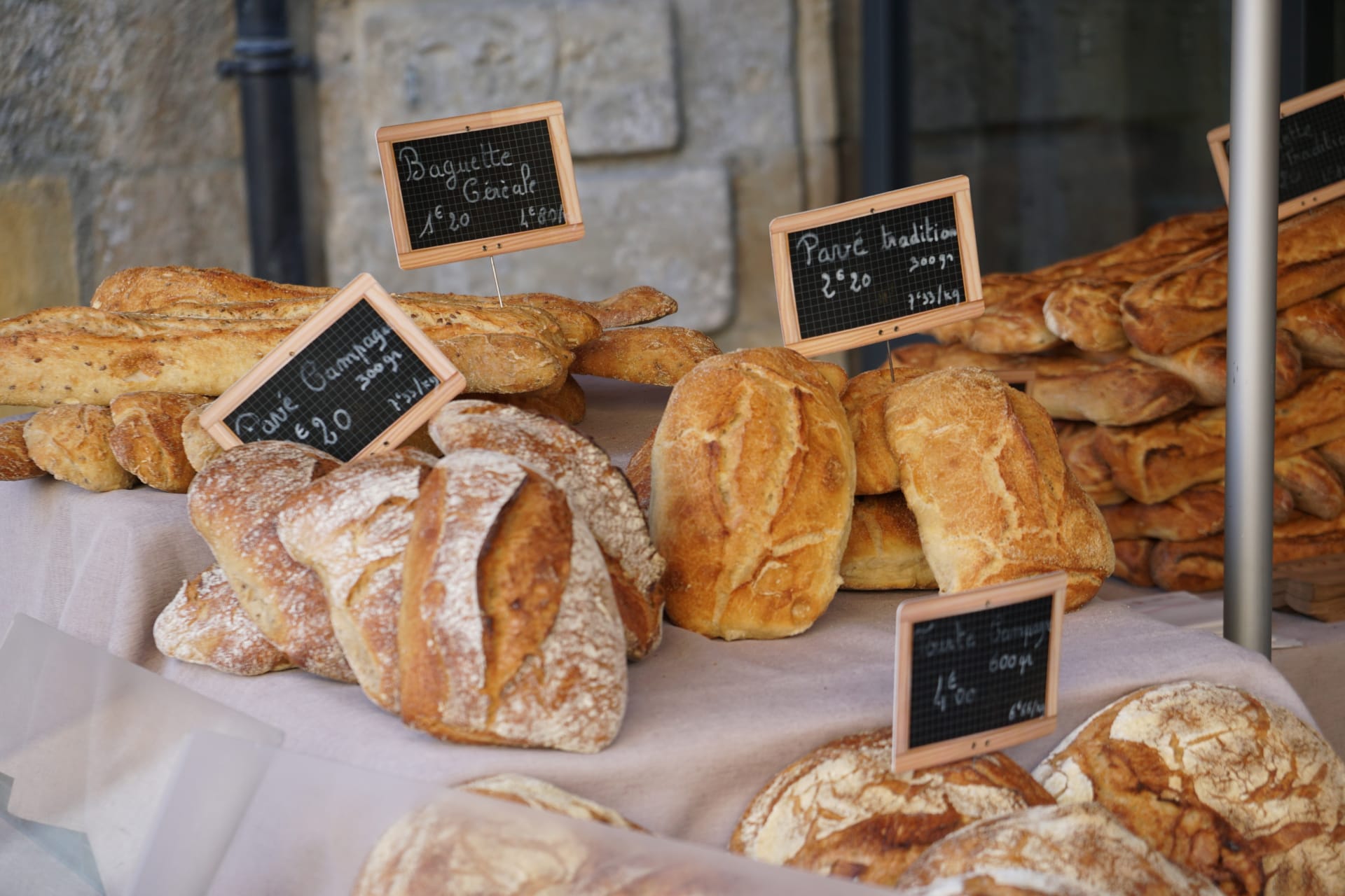 Bread at Marché Bastille