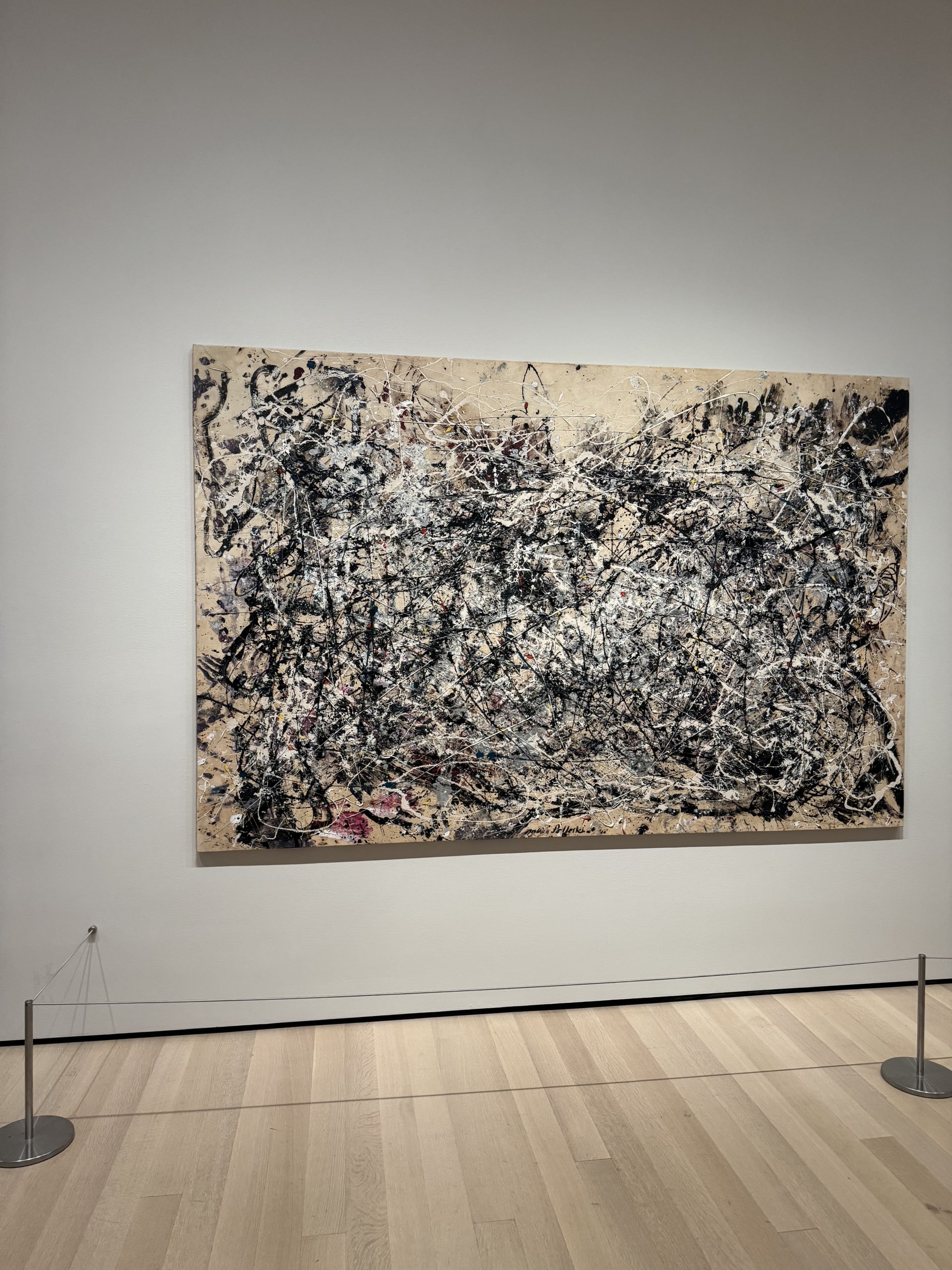 Jackson Pollock's One: Number One at MoMA