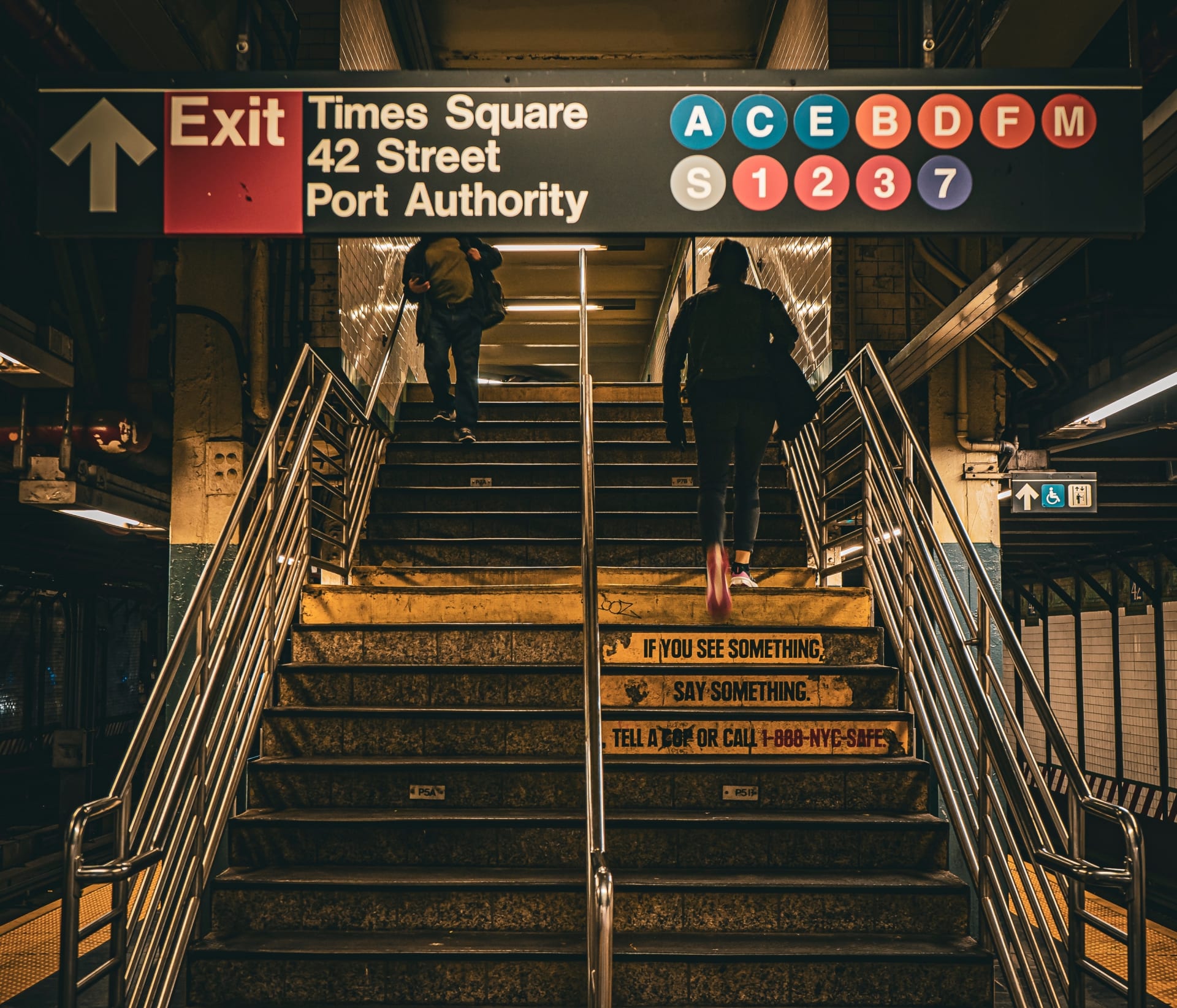New Yorker U-Bahn Station