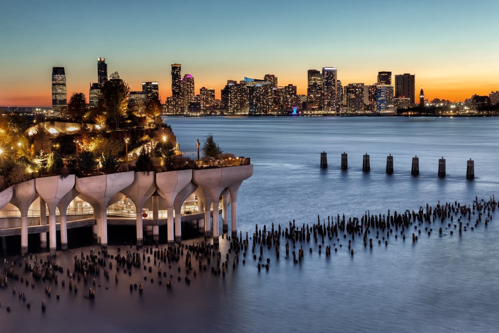 Manhattan skyline view
