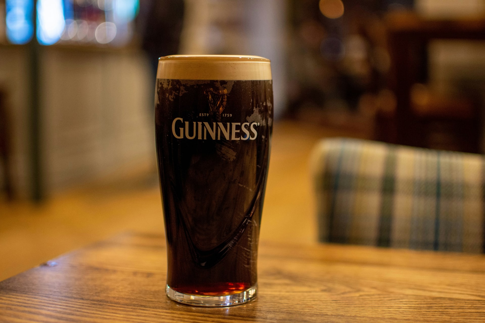A pint of Guinness