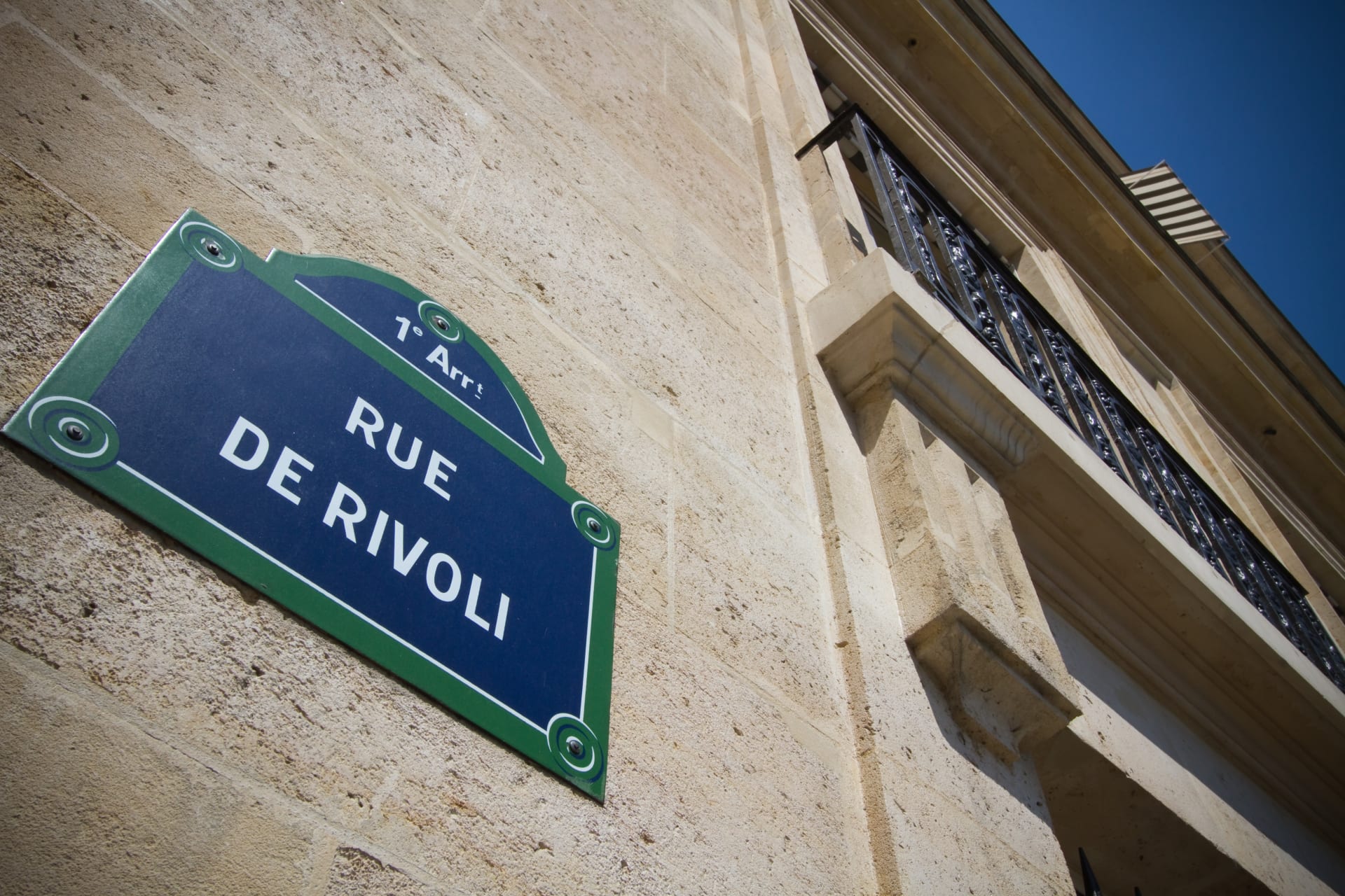Rue de Rivoli Street Sign