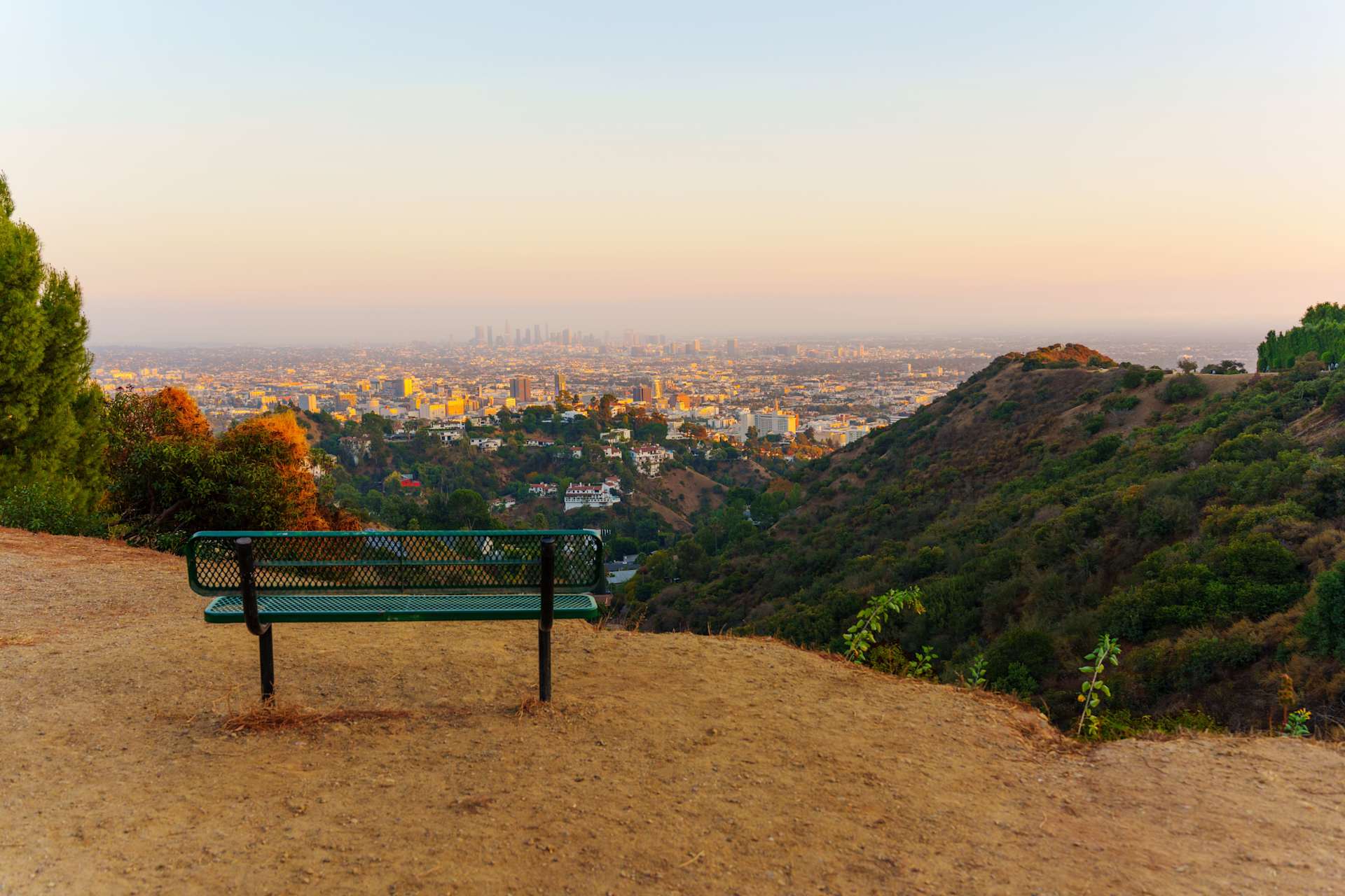 View from Runyon Canyon Park 
