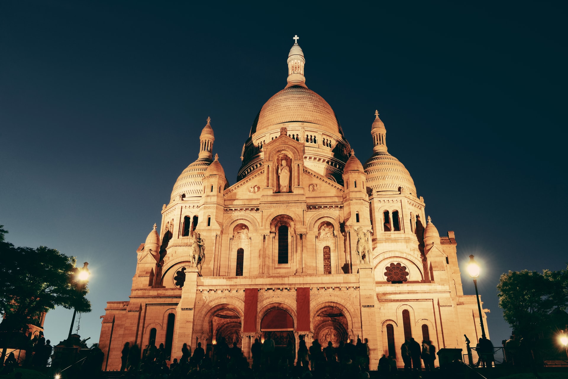 Sacré Cœur Basilica at Night