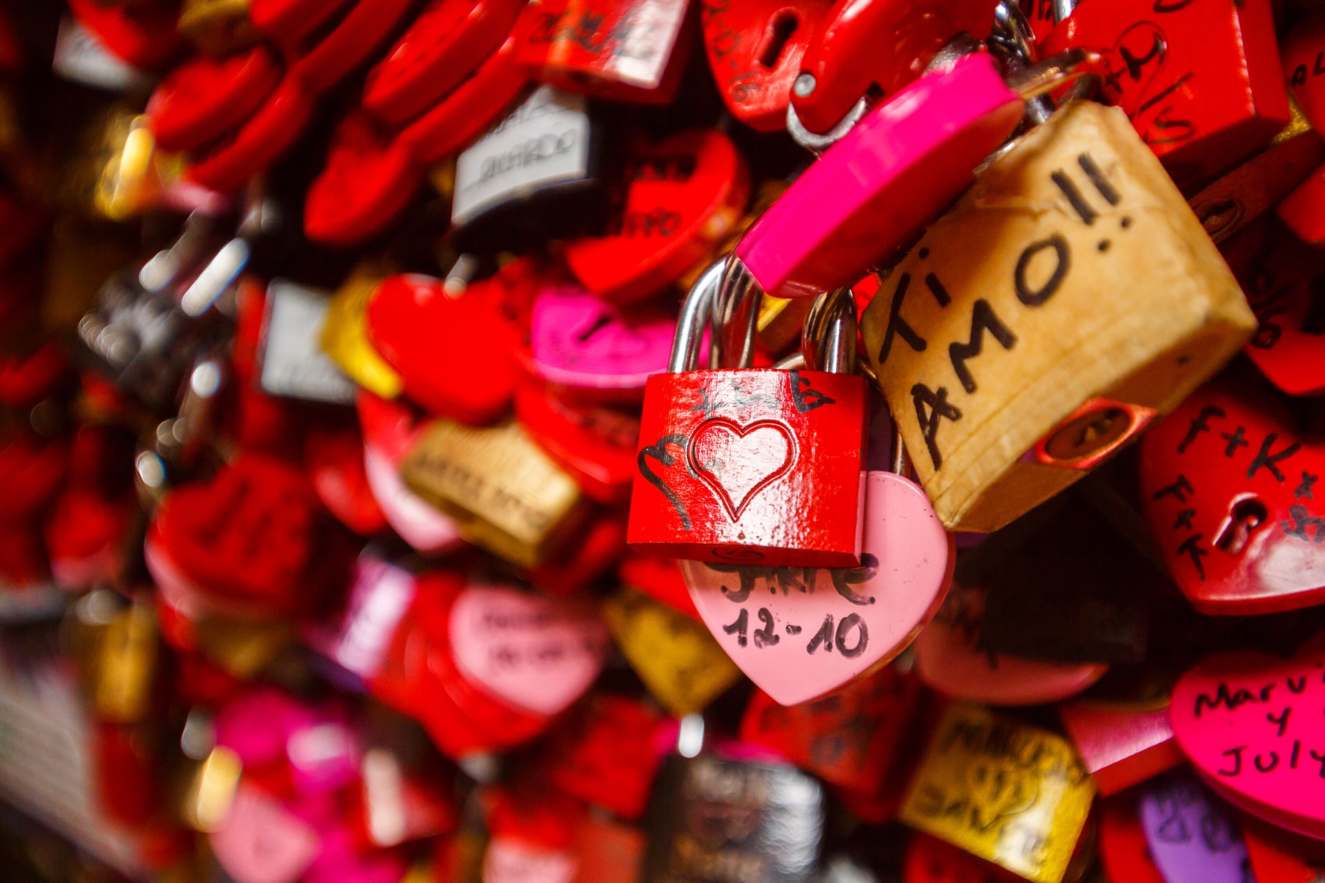 Love locks in Paris