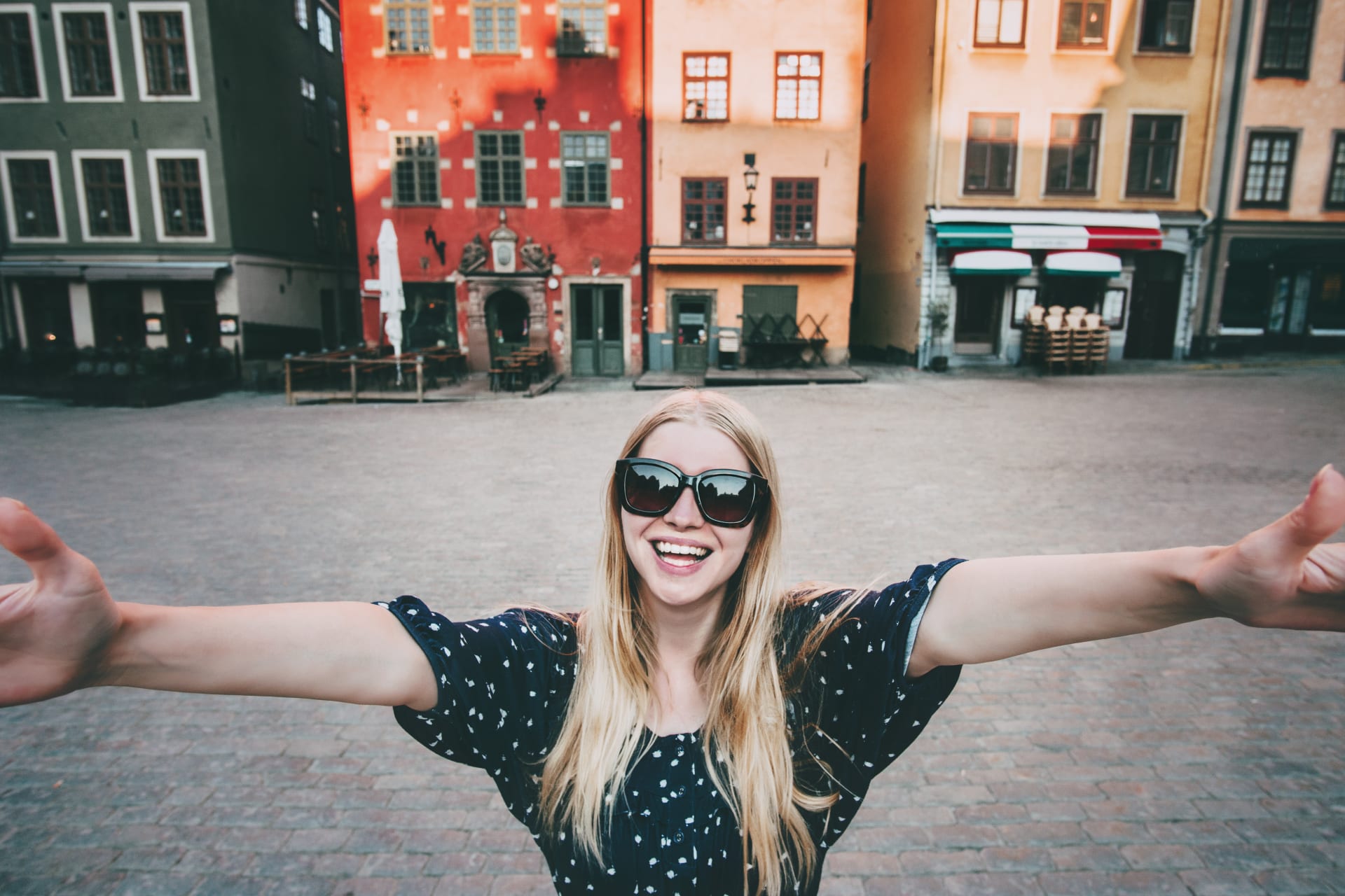 Selfie Gamla Stan Stockholm