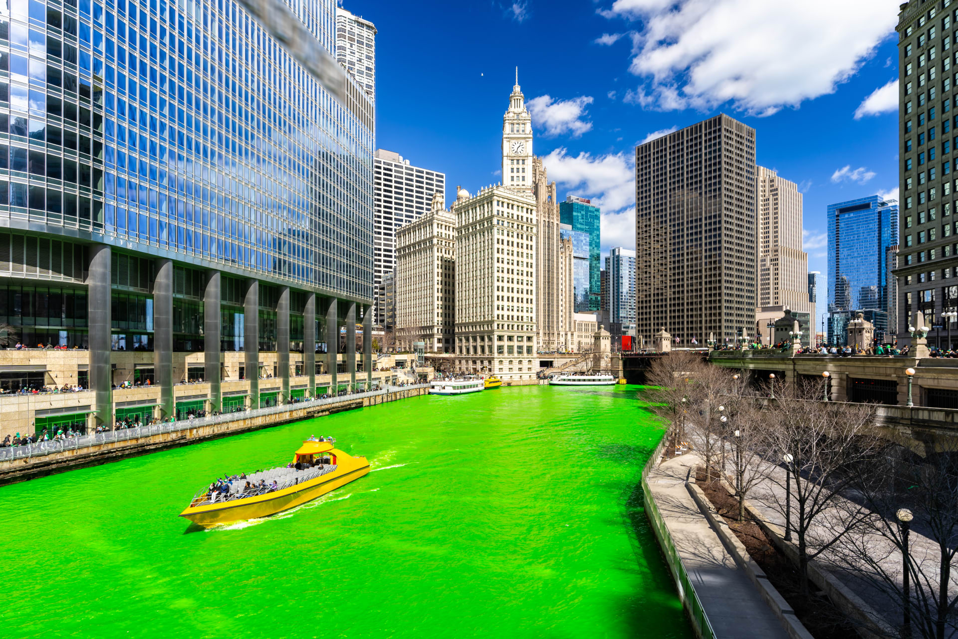 Chicago River St Patrick's Day