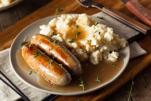 Bangers and mash