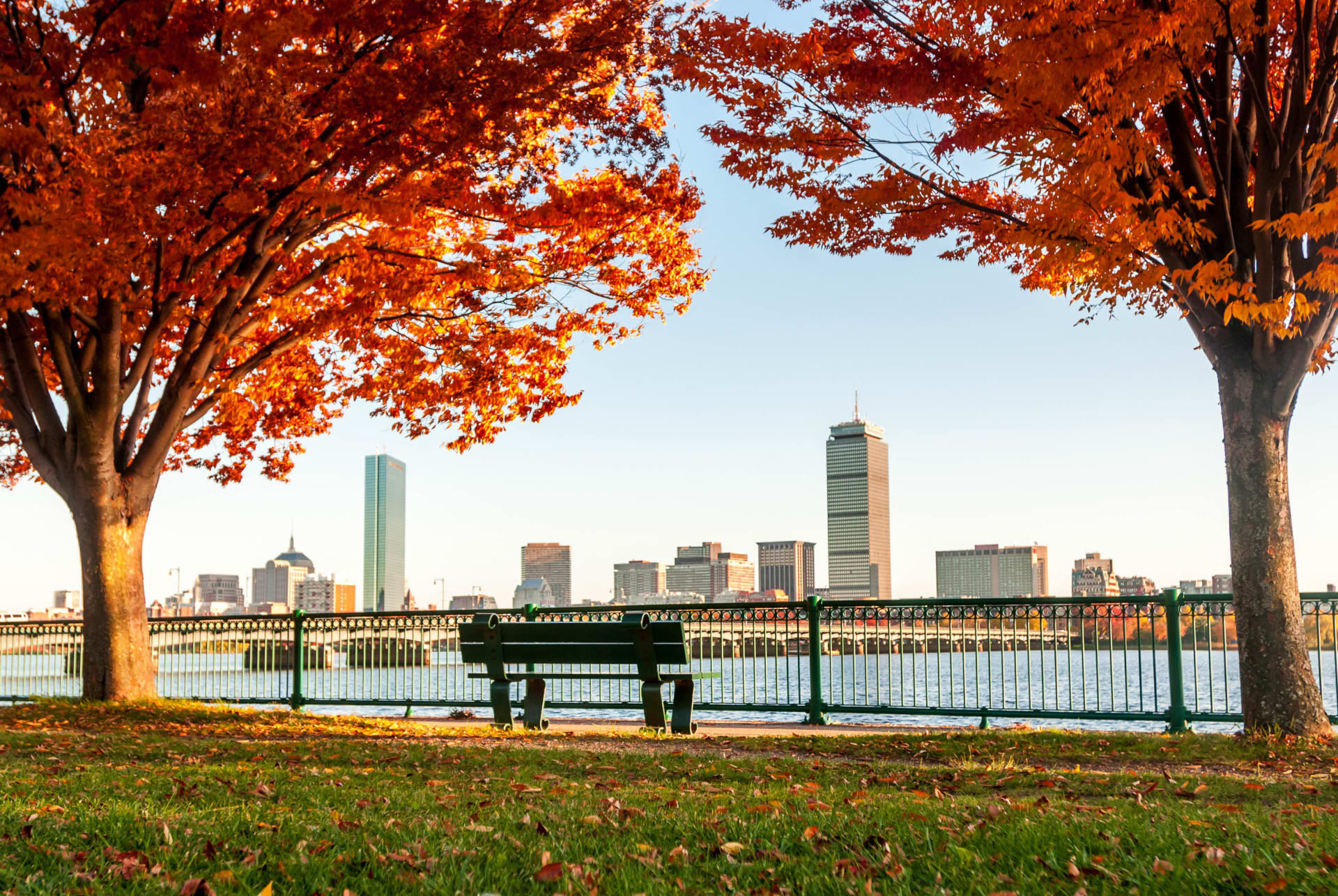 Boston in fall