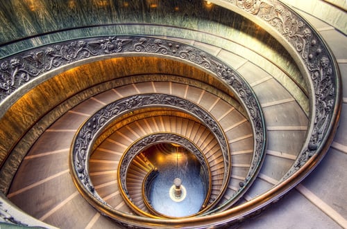 Vatican spiral stairs