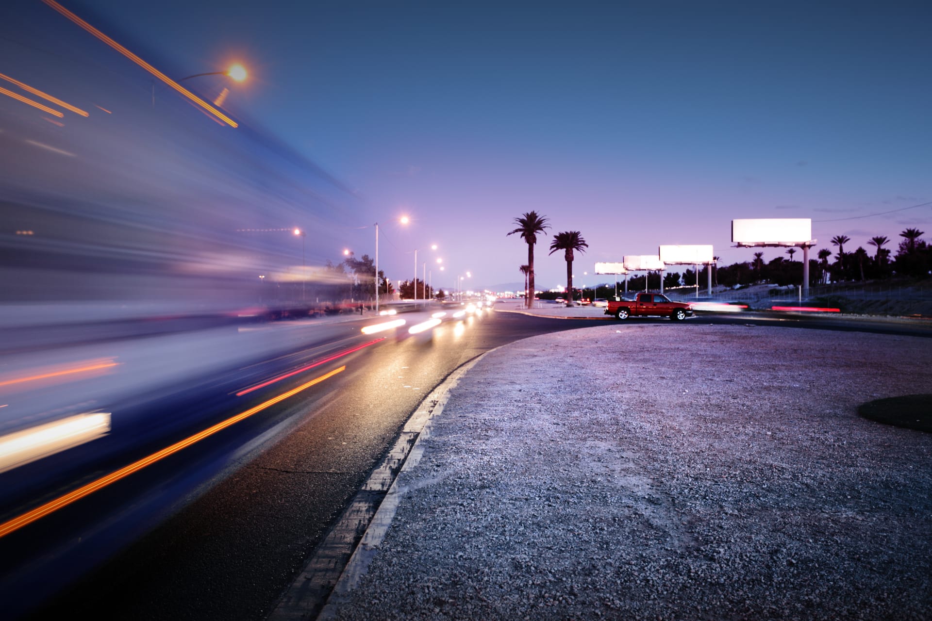 speeding-bus-blurred-motion-las-vegas