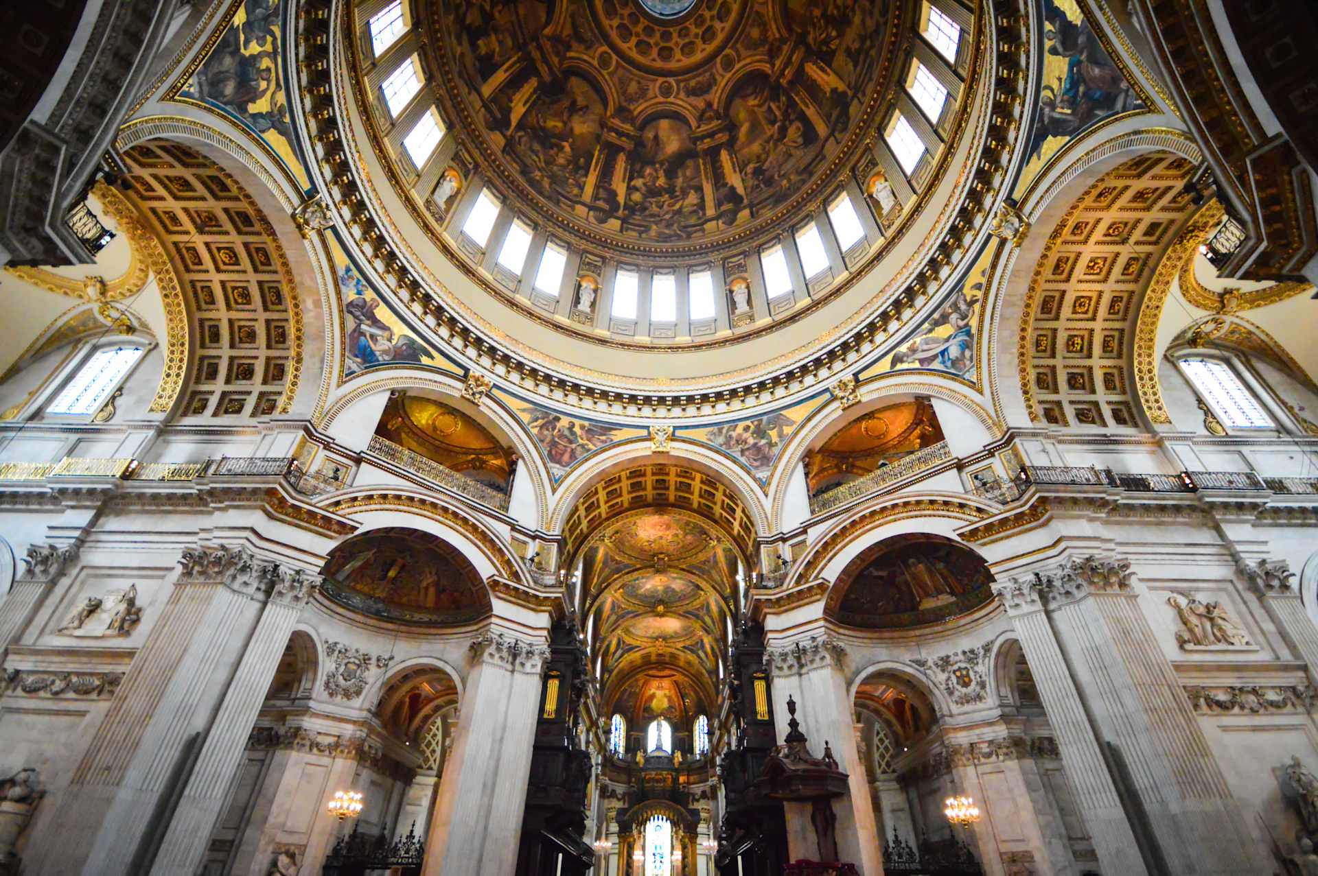 Inside St Paul's Cathedral