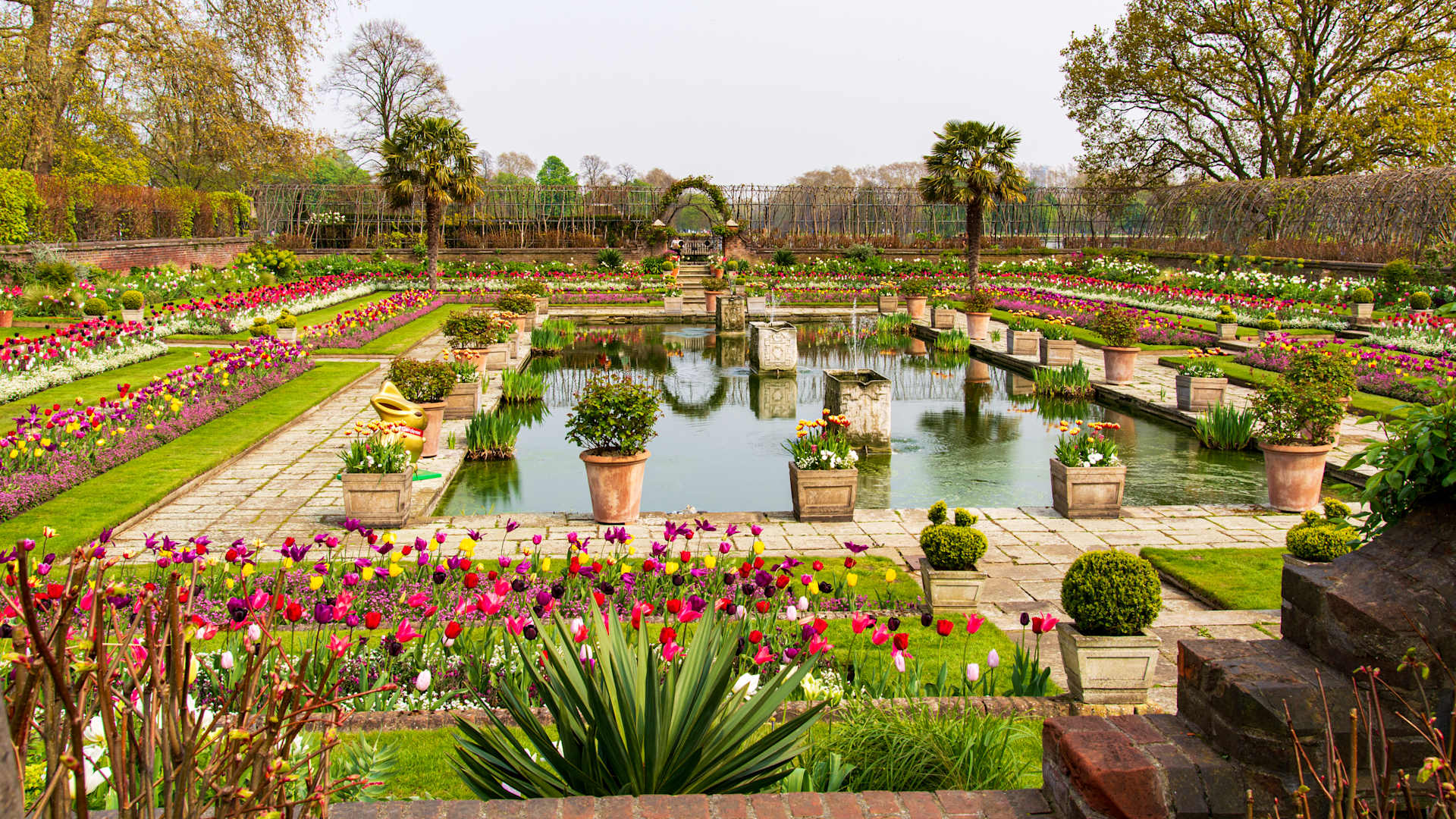 Sunken Gardens at Kensington Palace