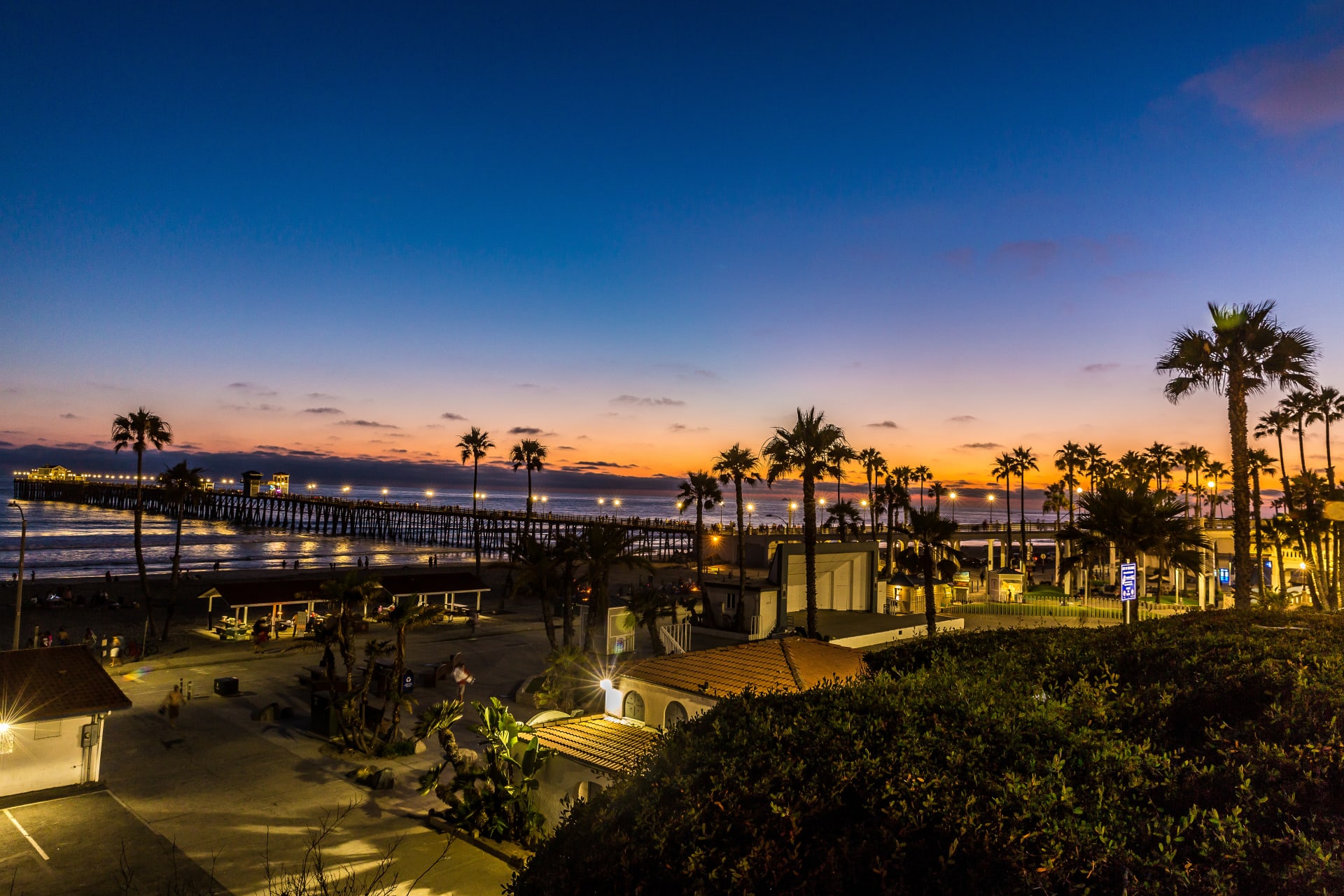sunset-seaport-village-san-diego-california