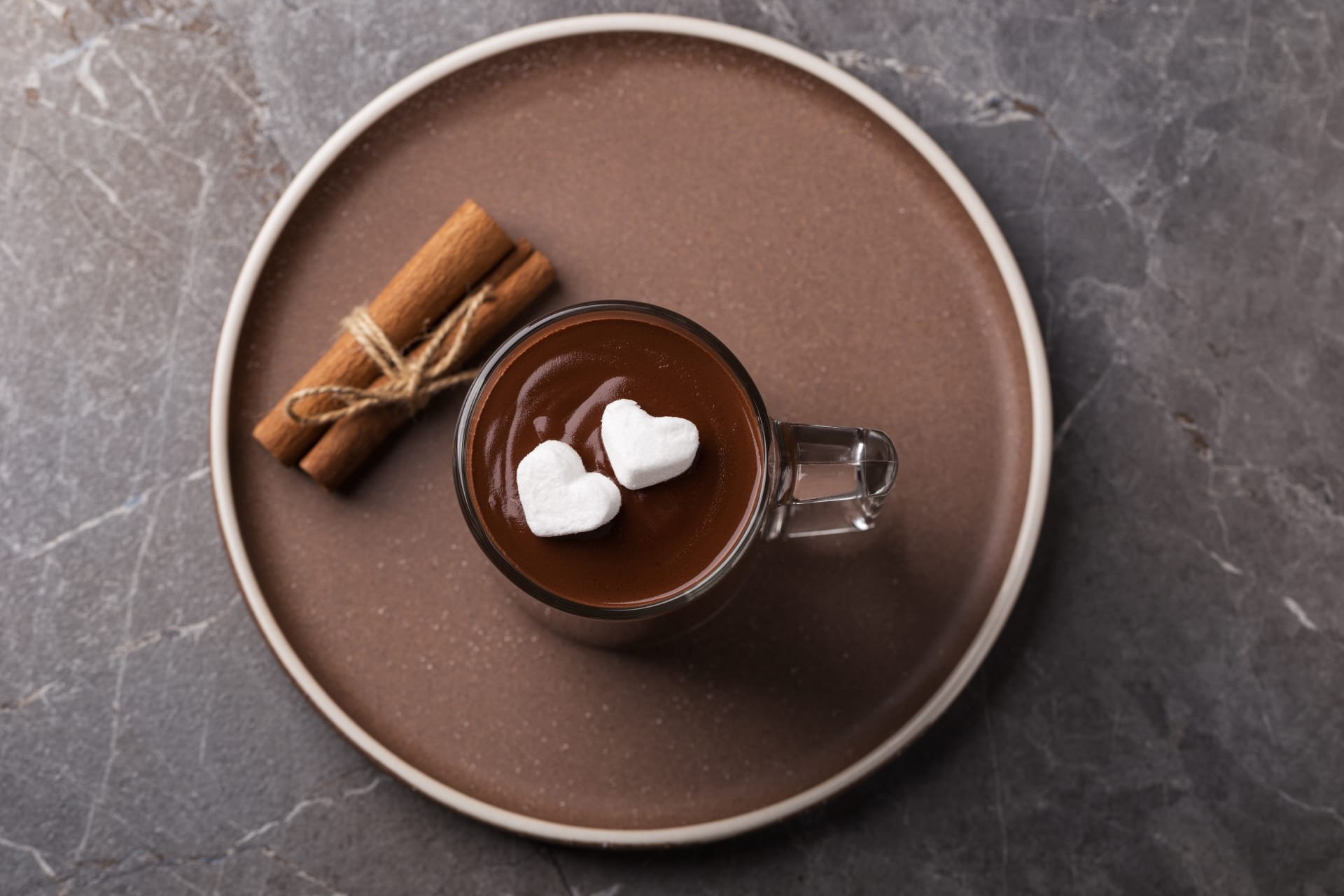 top-view-on-cup-hot-chocolate