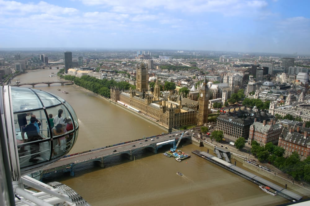 Ammirare Londra dall’alto