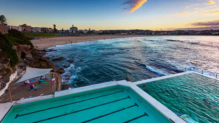 The Icebergs Club swimming pools at Bondi Beach, Sydney