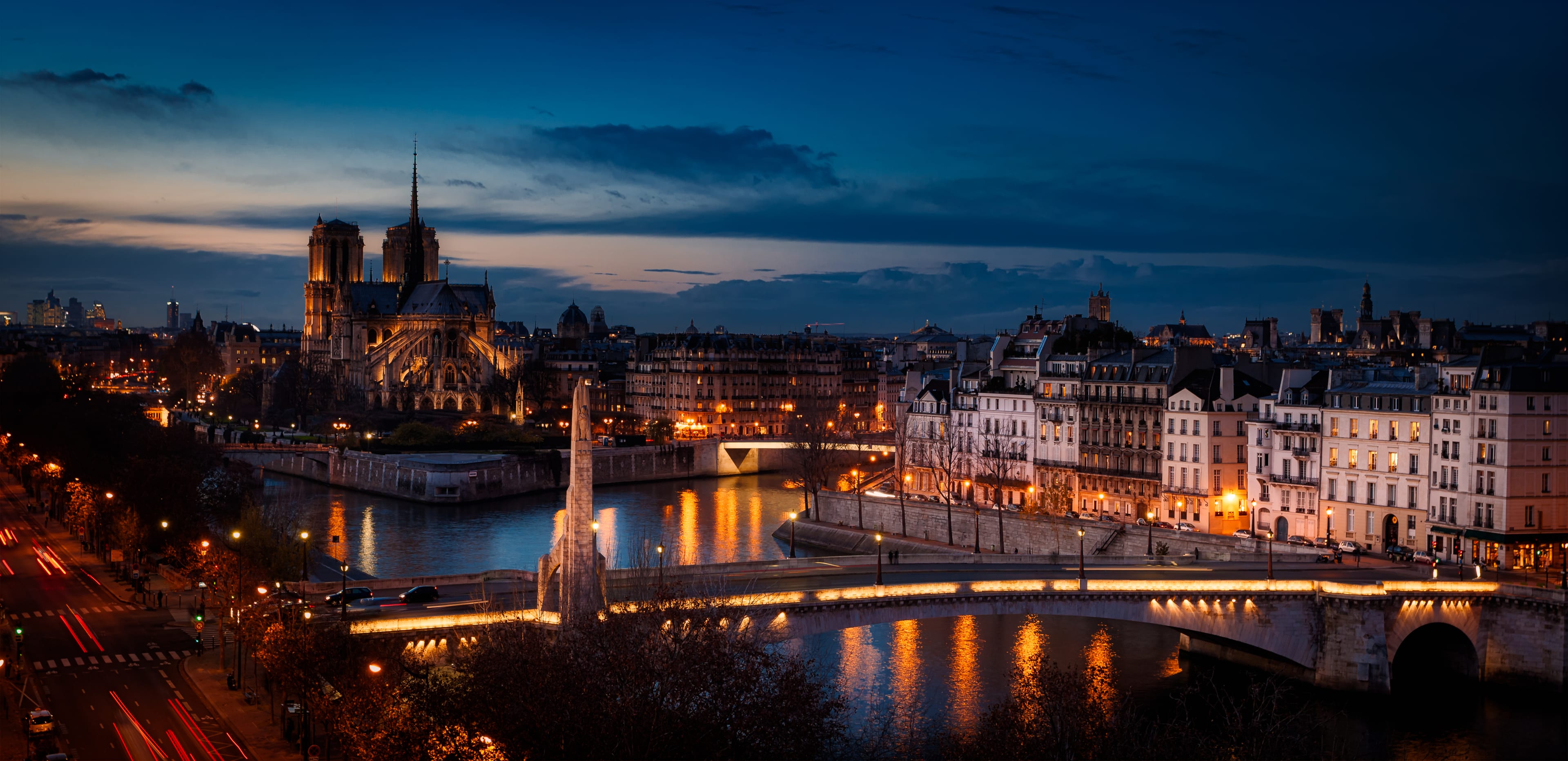 Paris Abenddämmerung