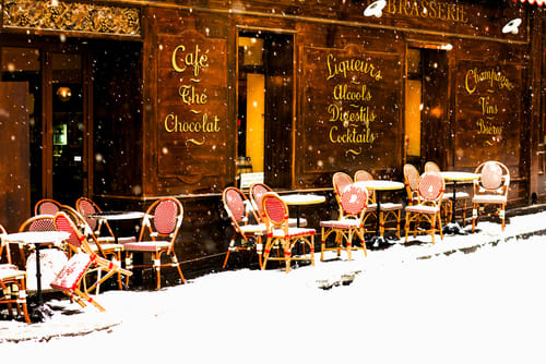 Parisian cafe