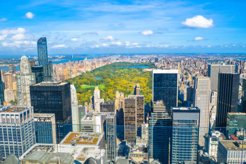 View from the Top of the Rock observatory