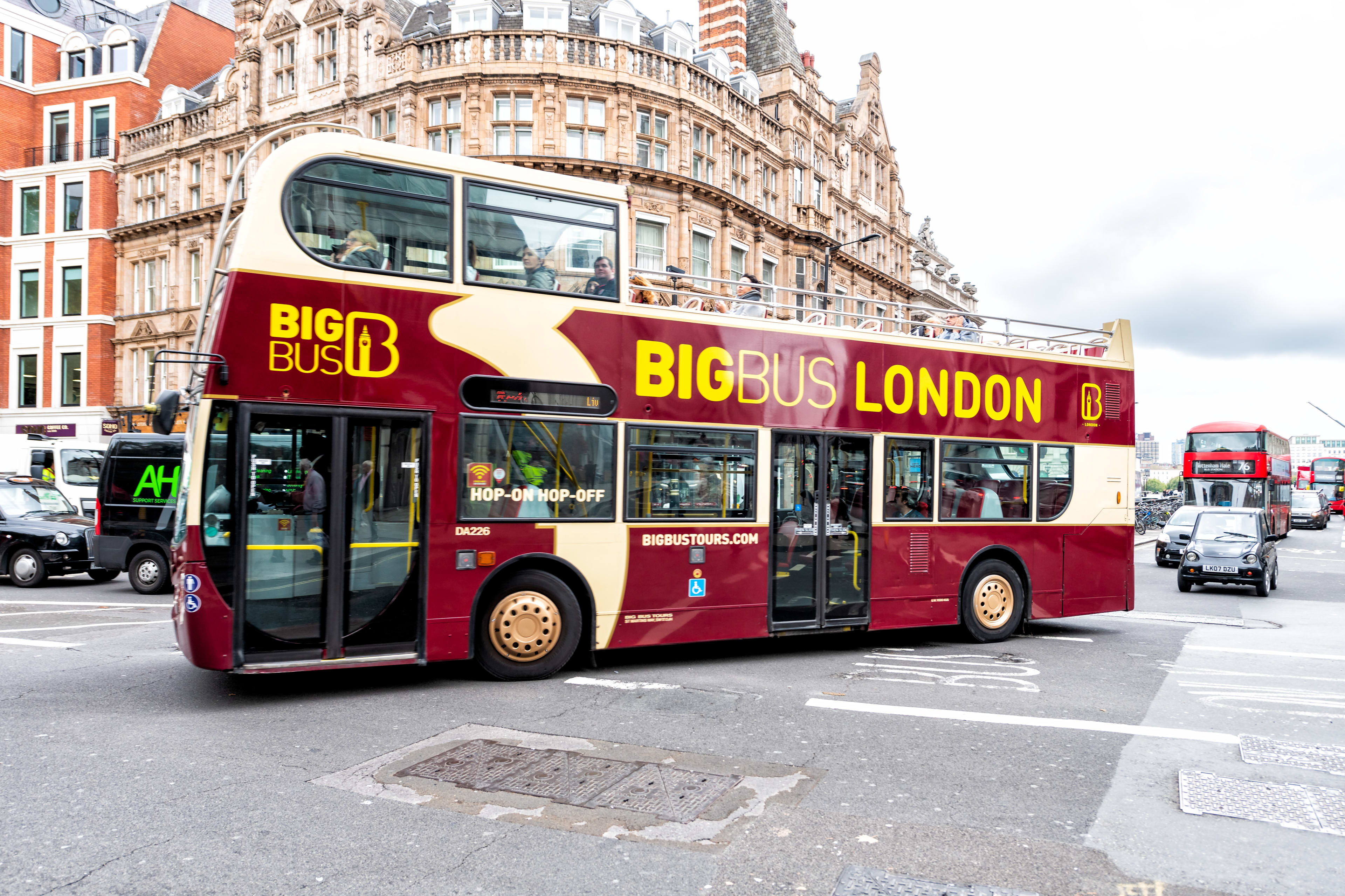 ônibus turístico Londres