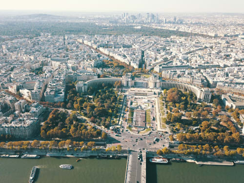 View from Eiffel tower