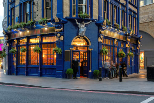 Pub in central London