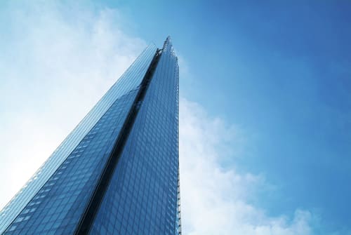 The Shard from below