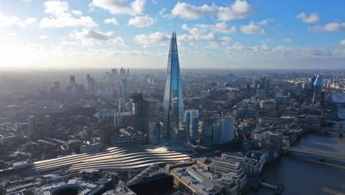 The Shard and London Skyline