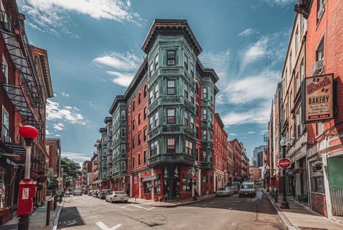 Boston North End intersection