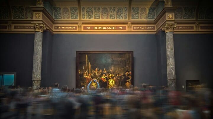 Rijksmuseum, Ámsterdam. Comparativa entre el Rijksmuseum y la Casa Museo de Rembrandt en Ámsterdam.