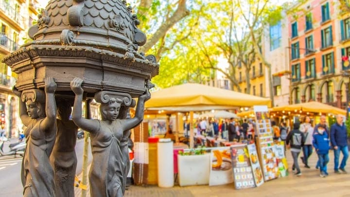 La Rambla in Barcelona