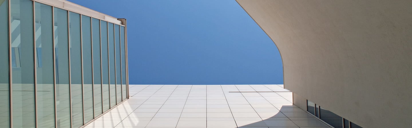 Exterior view at Barcelona Museum of Contemporary Art