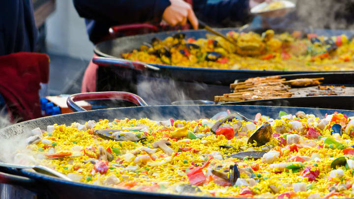 An authentic Catalan paella in Barcelona