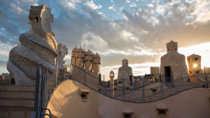 La Pedrera Dach