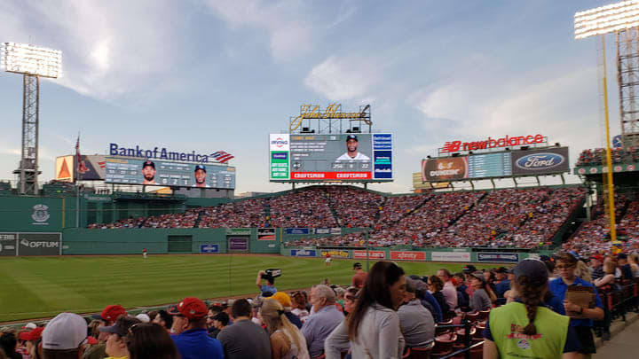 Match night at Fenway Park, home of the Boston Red Sox