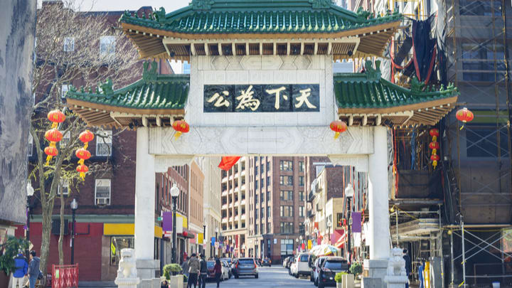 Puerta de Chinatown, Downtown Boston. Cosas que hacer en el centro de Boston.