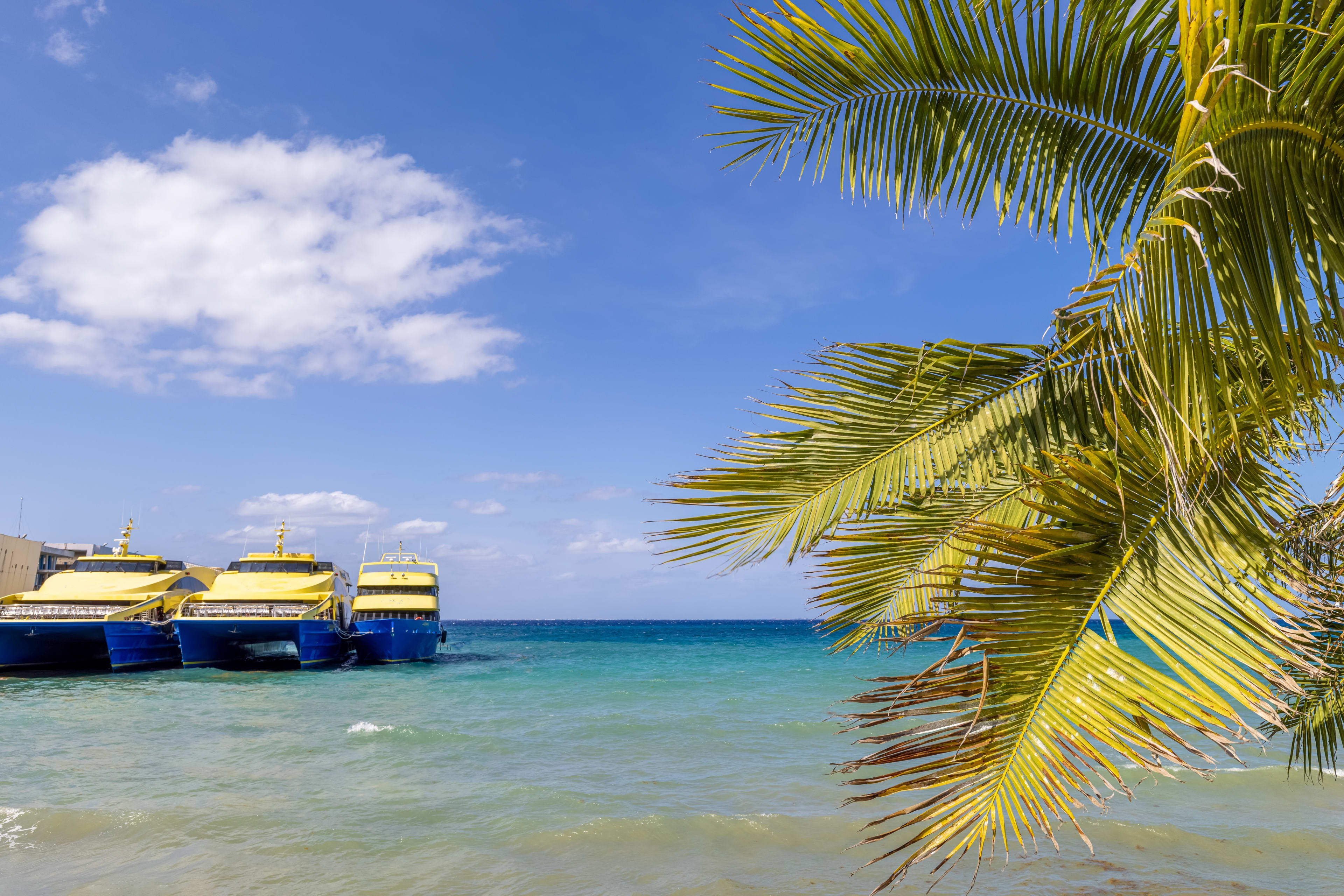 Ferry in Cancun