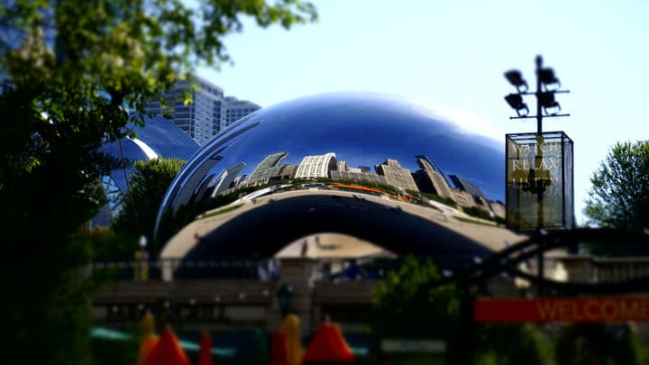 Cloud Gate aka the Bean in Millennium Park, Chicago