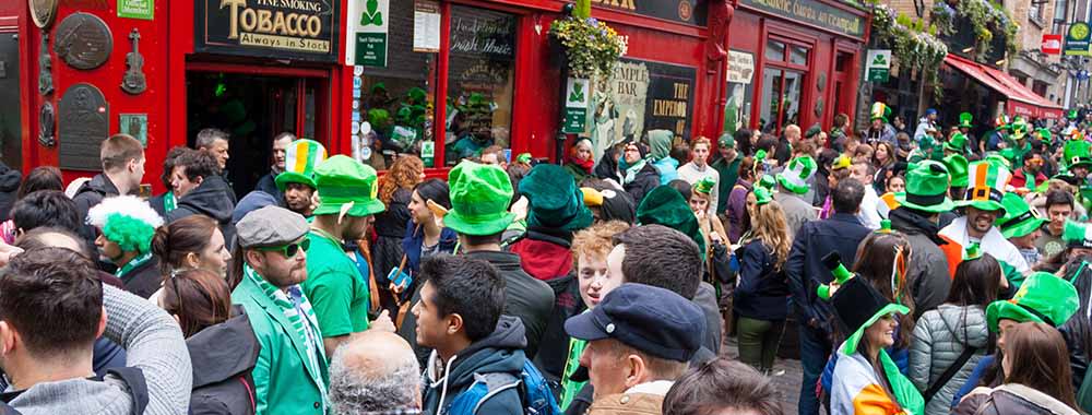 Ville Dublin Temple Bar Festival Printemps