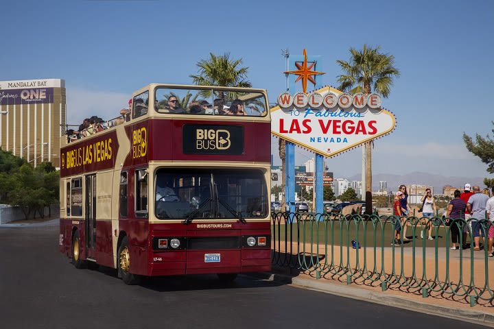 Autobús turístico de Las Vegas. Itinerario de 5 días en Las Vegas.