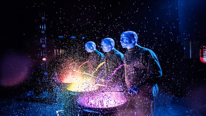 Blue Man Group, Las Vegas. Planes para celebrar tu cumple en Las Vegas.