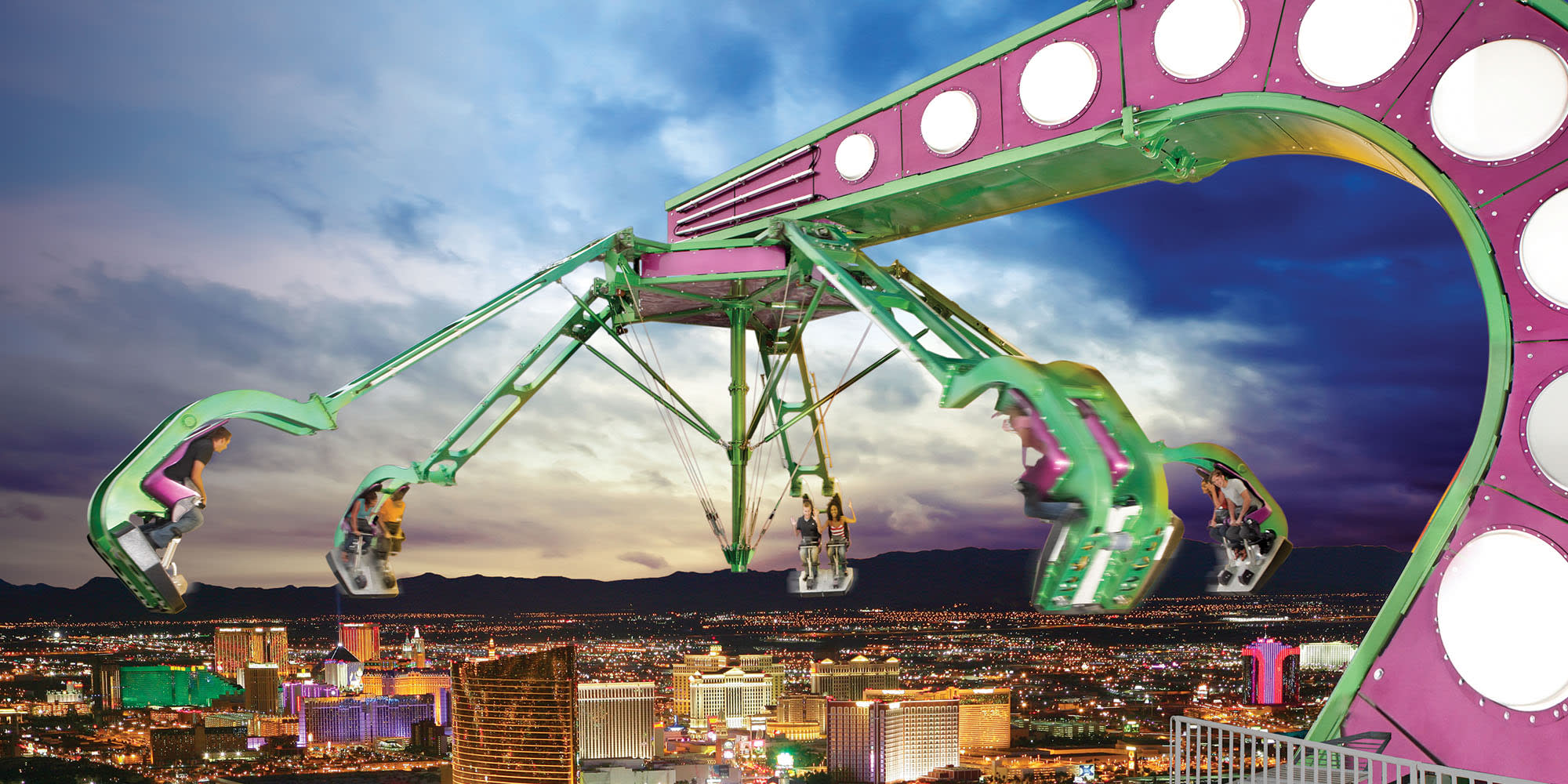 Atracciones en The Strat, Las Vegas. Planes en el centro de Las Vegas.