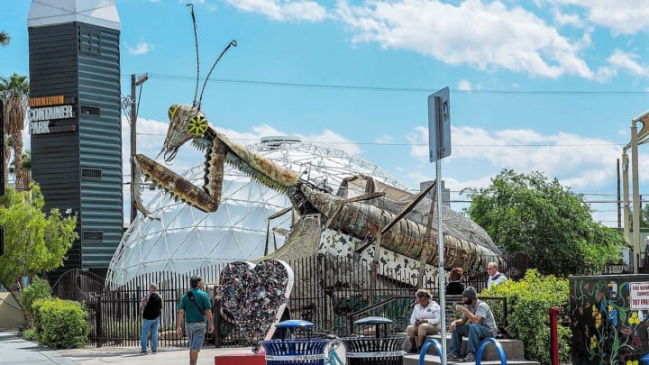 Parque Container Park, Las Vegas. Cosas que hacer gratis en el centro de Las Vegas.