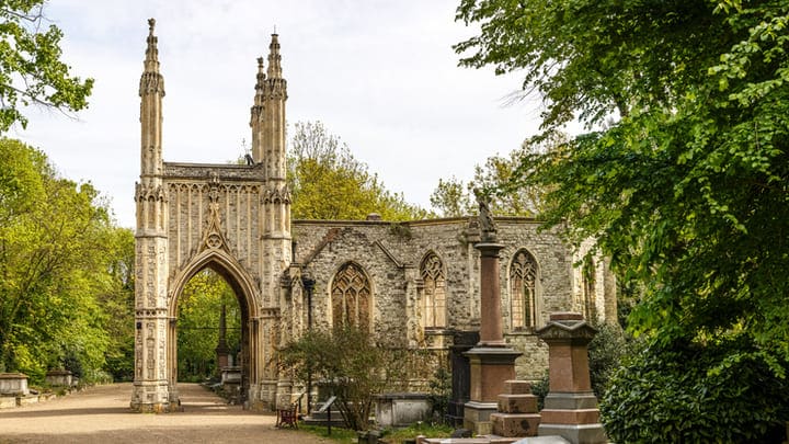 Cementerio victoriano Nunhead, Londres. Cosas que ver en el sur de Londres.