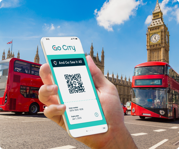 A Go City pass on the app