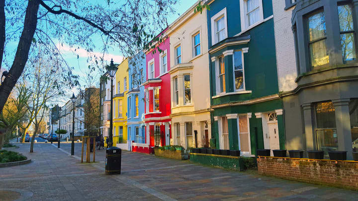 Portobello Road, Londres. Planes económicos en Londres.