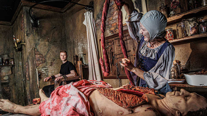 Plague doctor at London Dungeon